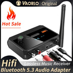 Bluetooth 5.3 Audio Receiver Support USB U-Disk Play Wireless Adapter R/L 2 RCA/3.5MM AUX/Optical Fiber Jack For Car Kit Speaker Lootquake LLC