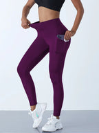 High Waist Women's Yoga Leggings with Pockets THRIXINE