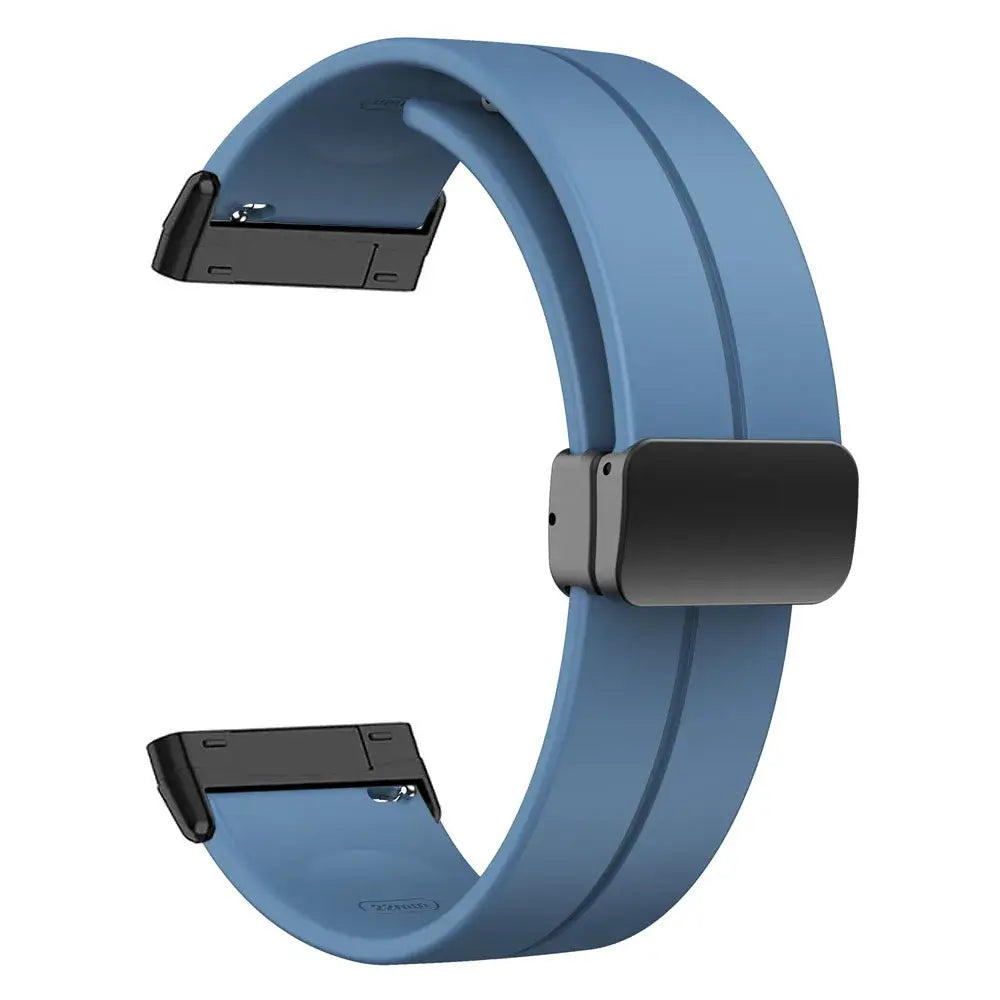Fitbit Versa & Sense Silicone Strap With Magnetic Clasp - SJB-DIAMOND ELITES