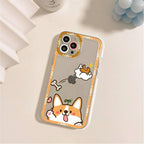 Cute Puppy Phone Case For Iphone 11 12 13 Mini Pro Max 14 Pro Max Case Shell Butt Squishy Fidget Toys Phone Case For Iphone