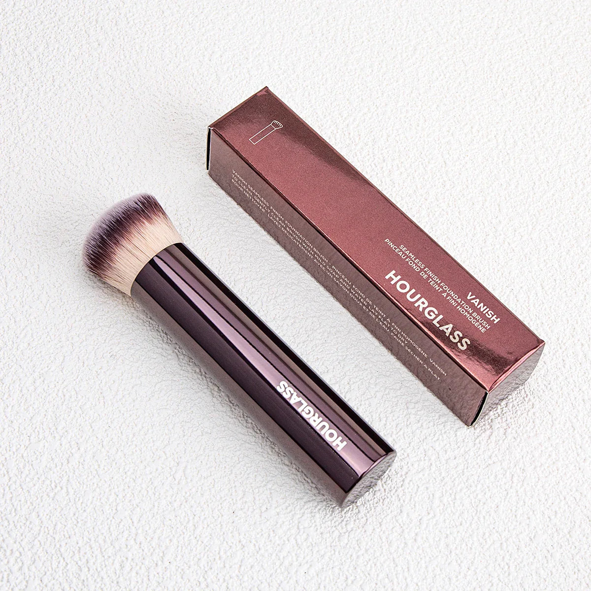 Hourglass Seamless Finish Foundation Brush Angled Foundation Brush Face Buildable Coverage Liquid Cream Foundation Makeup Tool Lootquake LLC