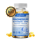Magnesium+Zinc D3: Brain, Sleep & Focus Boost 500mg THRIXINE