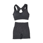 Yoga Women's Fitness Suit Shorts Workout Set THRIXINE