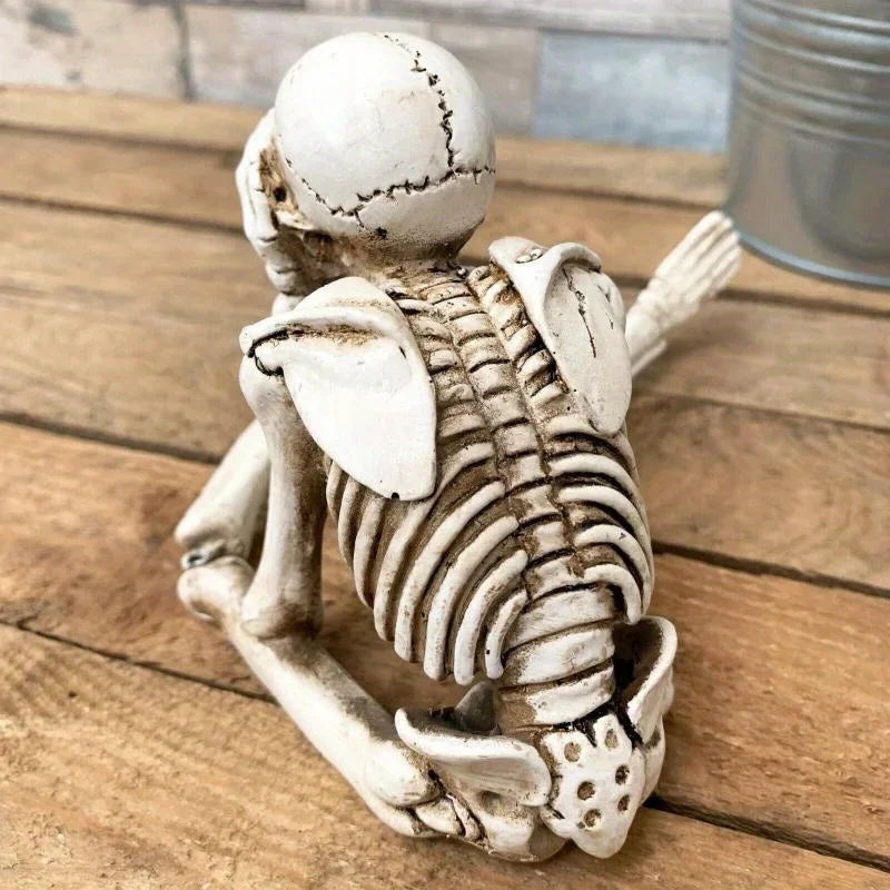 New Human Skeleton Simulation Halloween Decoration Graduation Season Decorations Goth Family Scary Cabin Halloween Decor Lootquake LLC