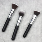 Face Cosmetic Kabuki Foundation Tool Powder Makeup Brush Flat Top Foundation Easy to Wear Powder Cosmetic Brushes Tool