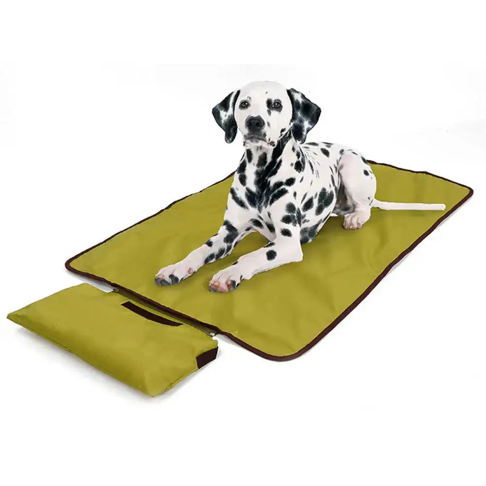 Foldable Pet Blanket Mat Waterproof Folding Washable Dog Sleeping Bag with Strap for Dog Travel Camping Accessories