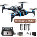 Lenovo Drone With screen RC 8K Professional HD Aerial Photography GPS Laser obstacle avoidance Three-axis gimbal Aircraft