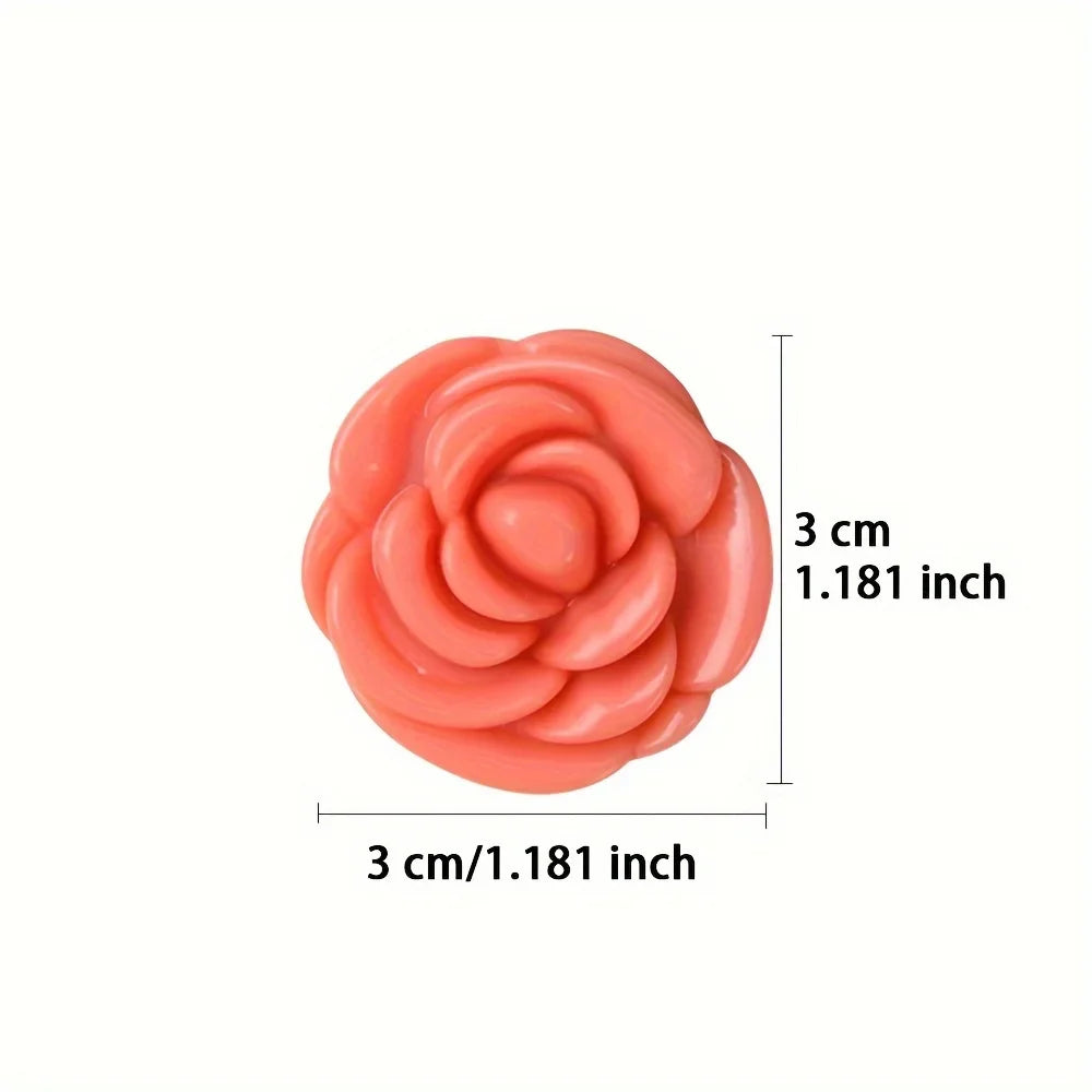 Creative Rose-Shaped Matte Lipstick, Velvet Mousse Lip Clay Long-Lasting Lightweight Matte Makeup Effect for All Skin Types