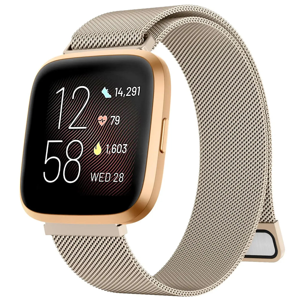 Fitbit Versa & Sense Metal Band - Premium Steel Strap - SJB-DIAMOND ELITES