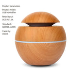 2024 Home Mushroom Head Bedroom Air Purifier USB Desktop Nebulizer Wood Texture Personalized Aromatherapy Machine Humidifier Lootquake LLC