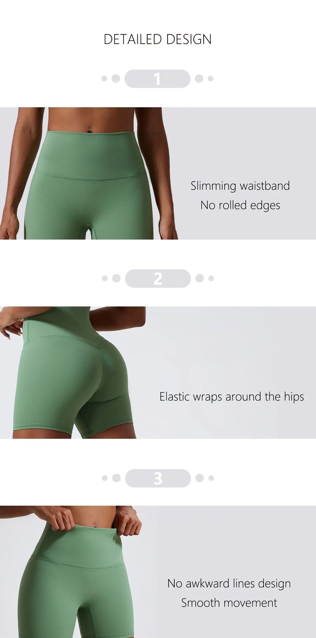 Ultra Comfort High-Waist Yoga Shorts THRIXINE