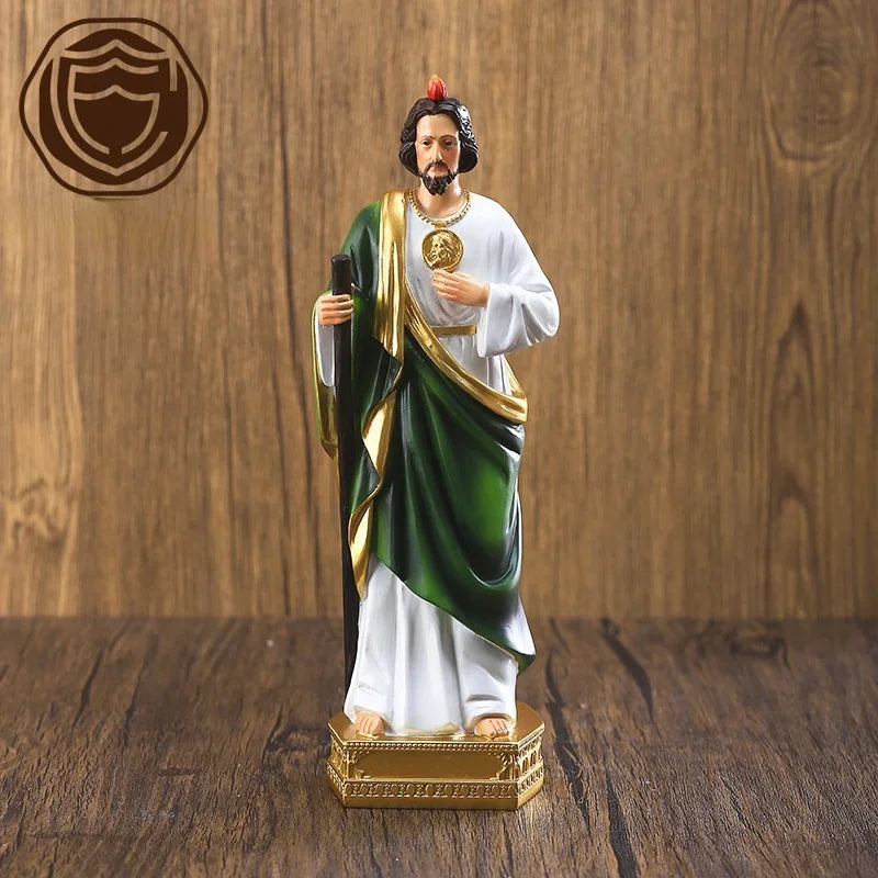 1Pc 8" St. Judas Statue Figurine Crutches Room Decorations Religious Gifts Collection Home Decor Lootquake LLC