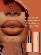 Coffee Velvet Lipstick - Luxurious Deep Nourishing Matte Finish Long-Lasting Waterproof Lip Color Lootquake LLC