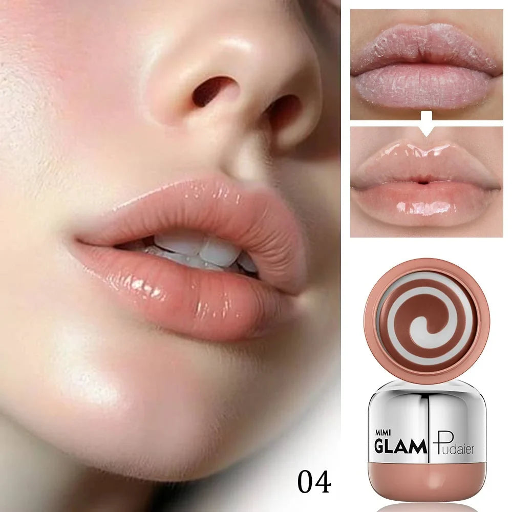 Lip balm, deeply moisturizing and soothing, fruit-flavored lip gloss lipstick, long-lasting nourishing and hydrating lip care li Lootquake LLC