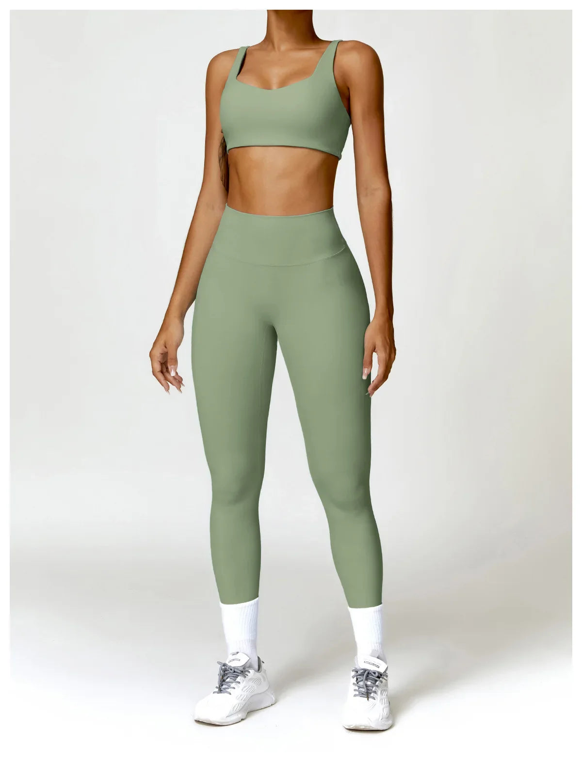 ElevateFit 2-Piece Yoga Ensemble: Comfort Meets Style THRIXINE