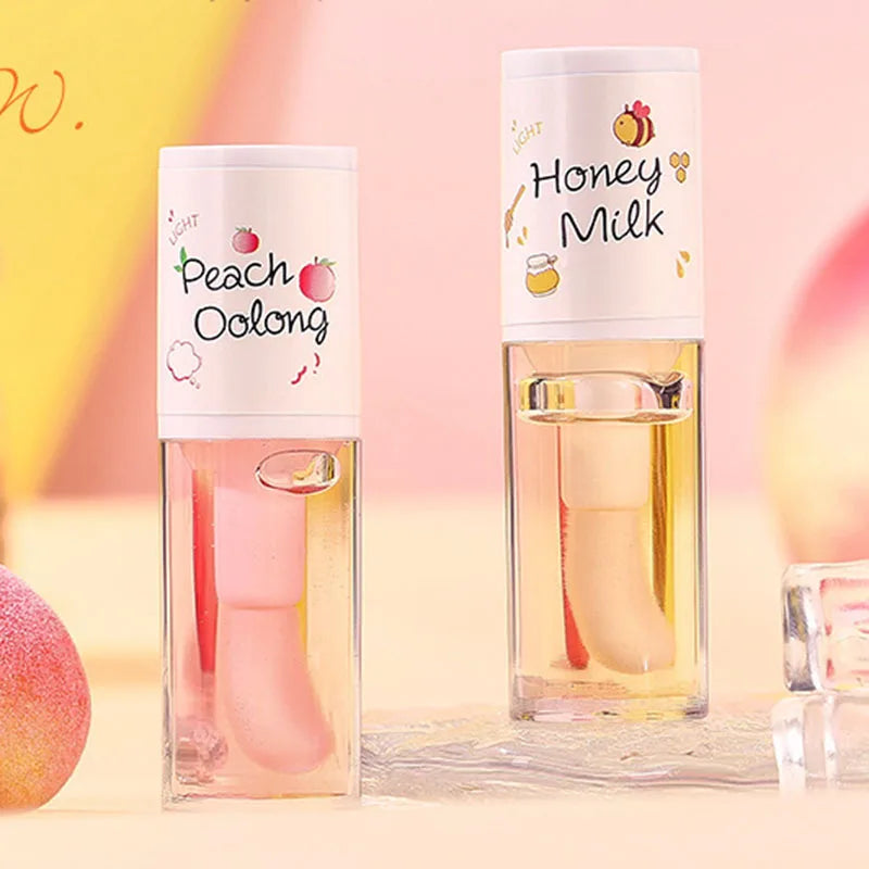 Moisturizing Balm Lip Gloss Labial Lips Moisturizer Jelly Lipstick Bright Oil Big Lip Brush Make Up Korean Beauty Cosmetics Lootquake LLC