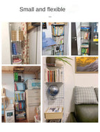 Furniture Bookstore Shelf Floating Bookshelf Bookcase For Books Home Storage Toy Desk Organization Room Shelves Mobile Library
