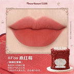 Flower Knows Strawberry Cupid Cake Lip Cream Lip Mud Matte Moisturizing Lipstick Silky Smooth Lip Makeup Professional Cosmetics Lootquake LLC