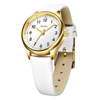 Gold Stainless Steel Women's Watch Quartz Minimalist