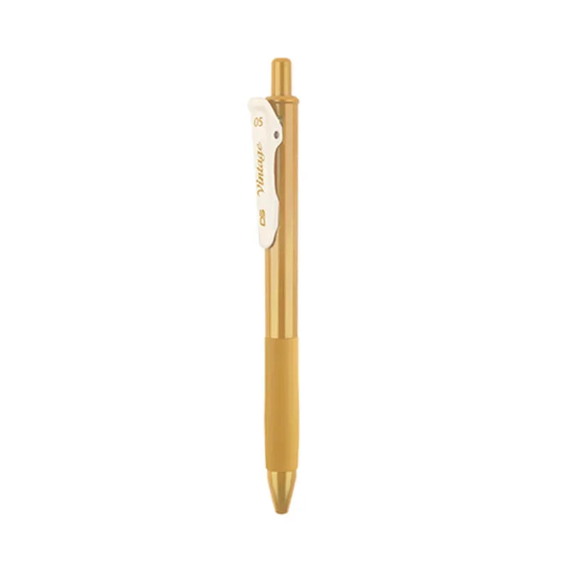 1pc Quick Dry Retro New Color Gel Ink Pen 0.5mm Vintage Pen for Journaling DIY Gift Card Coloring Drawing School Office Supplies Lootquake LLC