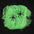 Halloween Decoration Party Accessories Decorations for Events Scream Festa Spider Web Black Outdoor Props Haunted House Spider Lootquake LLC