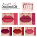 5 Pcs  Matte Lipstick Sets Lip Gloss Moisturizing Long-lasting Easy Makeup Fashion Classic Shades For Daily Date Exquisite Gift Lootquake LLC