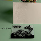 DUOFEN Crafts plastic embossing folder collection 2 paper embossing flower mold Christmas Birthday Easter day wedding Lootquake LLC