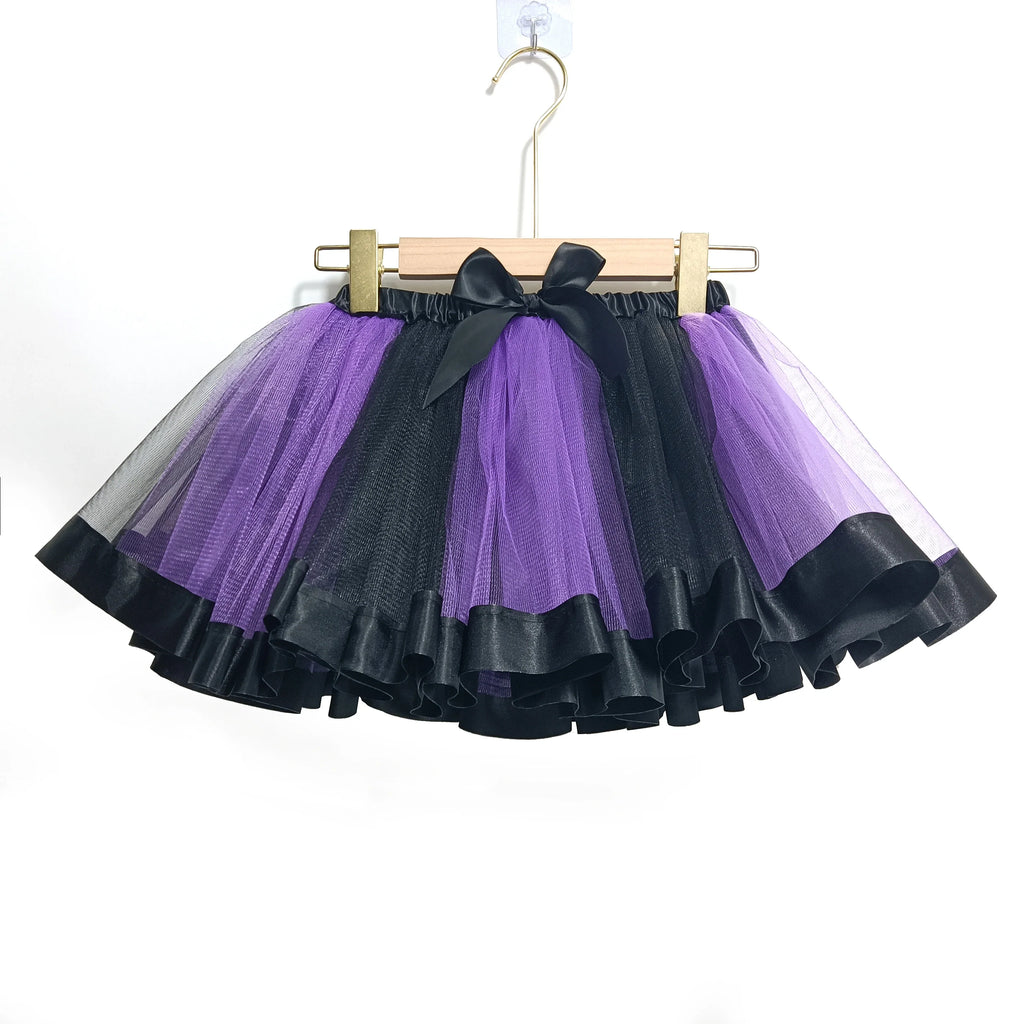 Girl's Halloween Witch Costume Set for Cosplay Parties Includes Breathable Soft Lining Skirt Broom Hat for Children