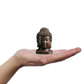 2.36'' Wood Sakyamuni Statue 6cm Wooden Buddha Statue Creative Tathagata Figurines Mahogany India Buddha Head Crafts Lootquake LLC