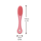 Soft Pet Finger Brush Cats Brush Toothbrush Tear Stains Brush Eye Care Pets Cleaning Grooming Tools Dog Cat Cleaning Supplies Soft Silicone Toothbrush with Long Handle for Dog Cat Pet Dental Care Stevvex