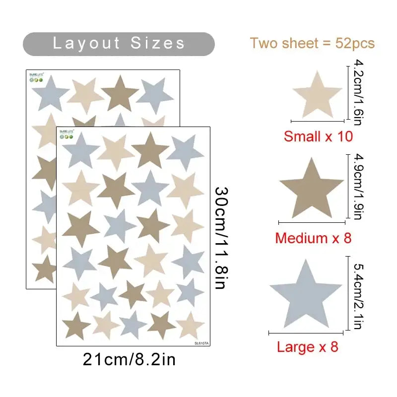 Cartoon Teddy Bear Tent Stars Wall Stickers for Kids Room Nursery Baby Room Decoration Wall Decals Room Interior
