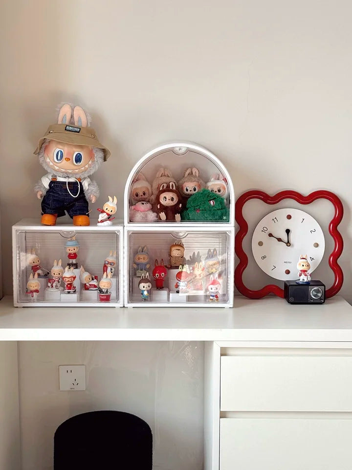 Labubu Display Box Cabinet Box Dustproof And Moisture-Proof Blind Box Toy Doll Display Stand Transparent Acrylic Storage Box Lootquake LLC