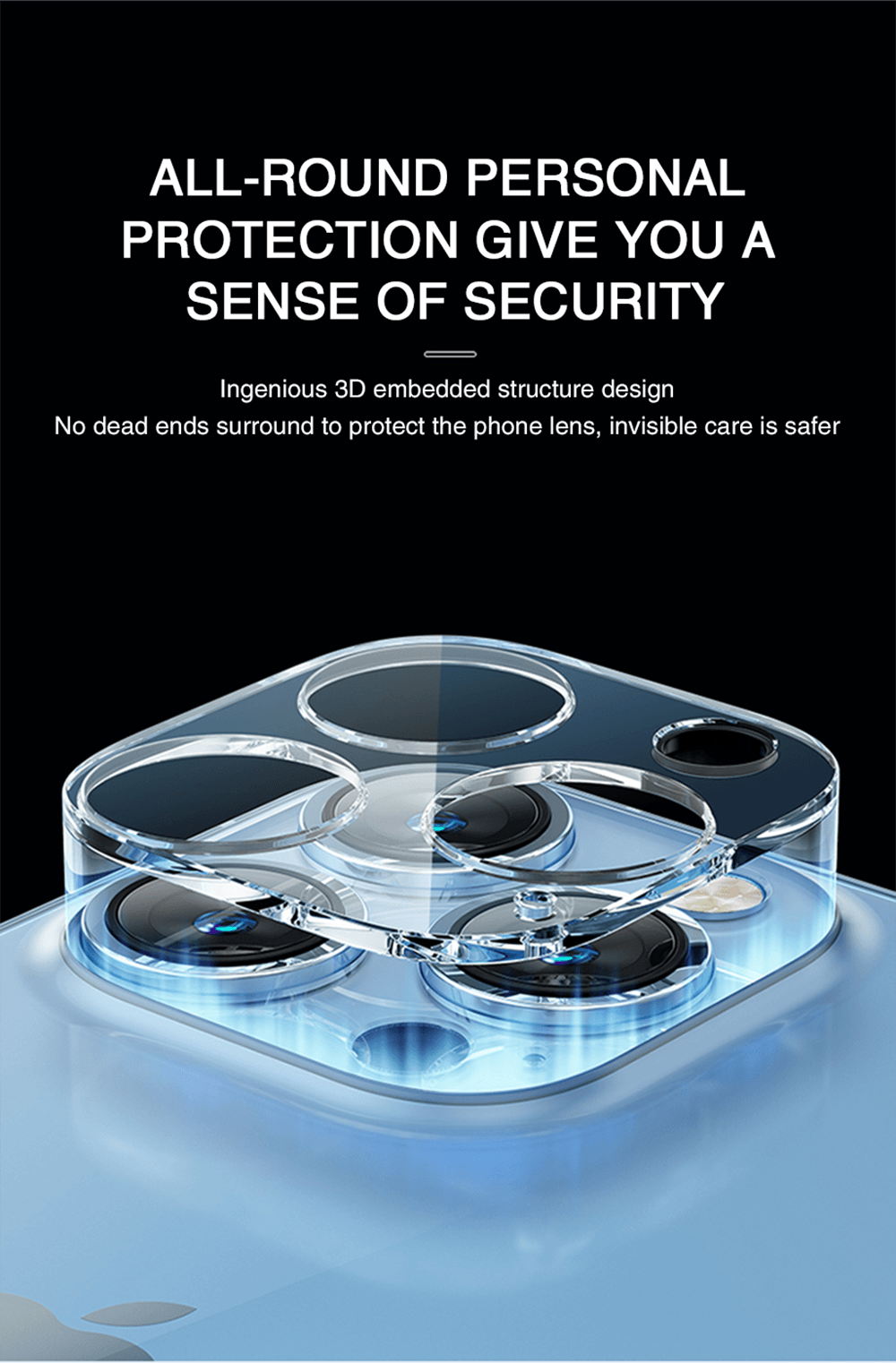 4Pc Camera Lens Protector For iPhone 14 13 12 Pro Max Full Cover Tempered Glass For iPhone 13 12 Mini Camera Protector Lens Film Camera Protective Glass For iphone Stevvex