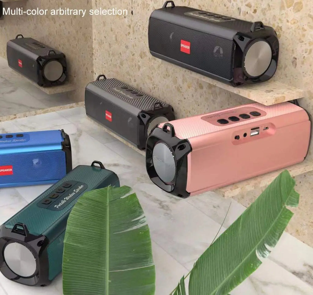 Portable Bluetooth Speaker with Hi Res Audio Extended Bass and Treble Wireless HiFi High Quality Super Volume Speakers Lootquake LLC