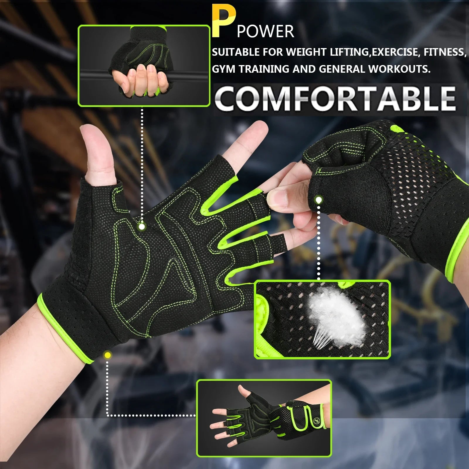 Gym Gloves for Men Women - SJB-DIAMOND ELITES