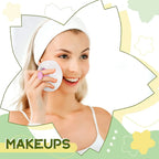 Powder Puff and Powder Container for Body Dusting Powder Case with Puff fo Women Loose Powder Containers with Puff for Travel Lootquake LLC