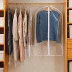 Clothes Dust Cover Plastic Waterproof Transparent Clothing Covers Home Storage Bag Clothing Hanging Garment Bag Wardrobe Storage Lootquake LLC