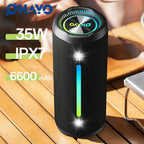 Ohayo Portable Waterproof Bluetooth Speaker 35W Drivers with Powerful 360-Degree Sound and Thundering Bass,TWS,IPX7 Waterproof Lootquake LLC