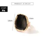 Classic Simple Geometry Square Black Enamel Stud Earrings for Women Charm Party Jewelry Stainless Steel Designer Ear Accessories Lootquake LLC