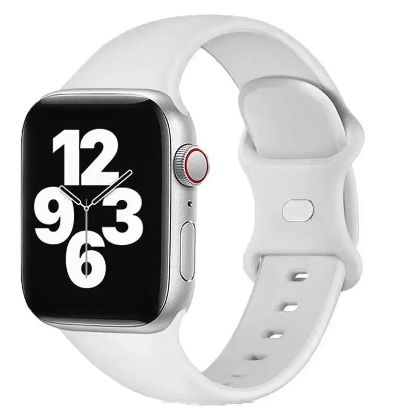 Apple Watch Silicone Band - Soft Waterproof Flexible Strap - SJB-DIAMOND ELITES