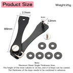 Smart key chain Mini Keychain Compact Key Decorative Holder Clip Home Storage Metal key Clip Aluminum Organizer Keychain Outdoor Lootquake LLC