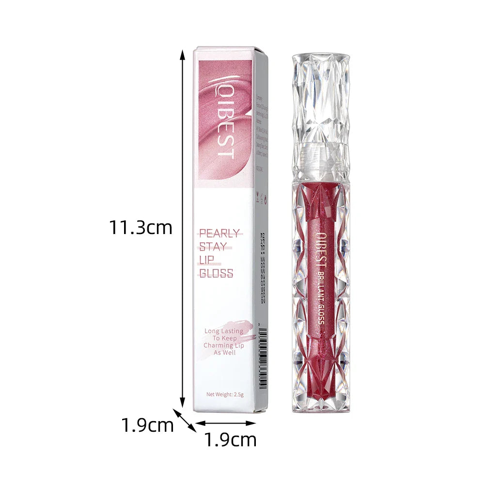 QIBEST Waterproof Diamond Shimmer Glitter Lipgloss Matte Liquid Lipstick Shiny Pearl Lip Glaze Long Lasting LipTint Women Makeup Lootquake LLC