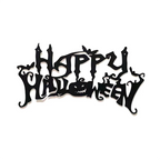 ABKJ-Halloween Theme Decor, Wall Art Decorations, Indoor Livingroom Black Classic Room Decor Wall Decor Metal Wall Hanging