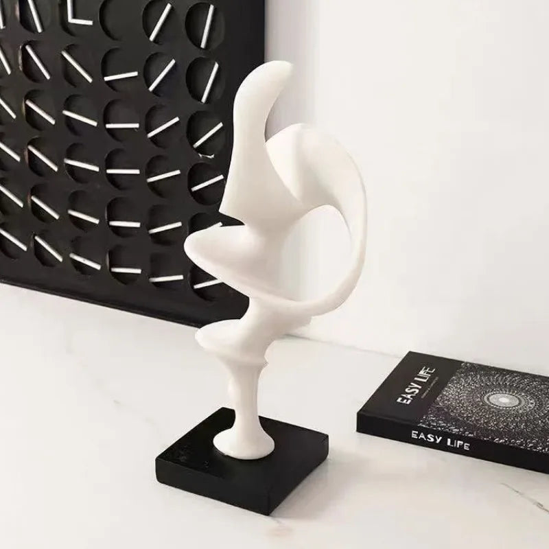 Creative Figurines Miniatures Abstract Sculpture Living Room Desktop Decoration Sculptures Modern Interior Aesthetic Ornaments Lootquake LLC