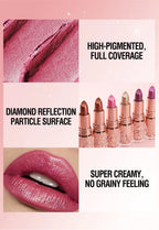 Fine Glitter lipstick, Quicksand Gold Lipstick, Moisturizing Silky Mermaid Girl Pink, Long-Lasting Waterproof Grapefruit Orange Lootquake LLC