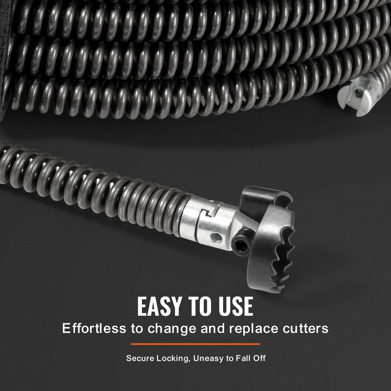 SucceBuy Drain Cleaning Cable Professional Sectional Drain Cleaner Cable Hollow Core Sewer Drain Auger Cable  Sink Floor Drain Lootquake LLC