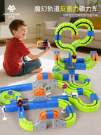 Magnetic Levitation Train Set for Kids, Montessori STEM Building Toy with Anti-Gravity Tracks, Educational Birthday Gift Pi-Mart