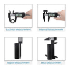 1PC Plastic Digital Vernier Caliper Digital Display Caliper Mini Text Play Caliper Student Vernier Ruler 0-150mm Measuring Tool
