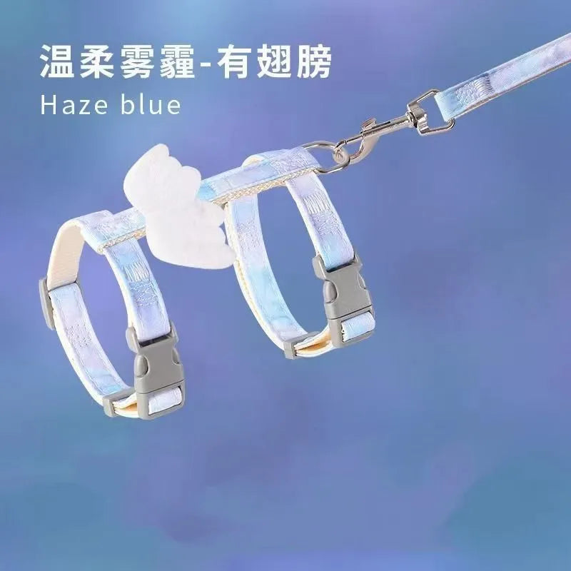 Cat Harness Wings Pet Harnesses And Leashes Set Adjustable Pet Harness for Cats Small Dogs Pug Chihuahua Cat Accessories Lootquake LLC
