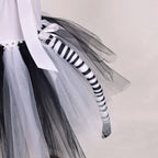 Halloween Animal Cosplay Costume for Children Forest Theme Cows Tiger Giraffe Leopard Zebra Tutu Dresses Performance Dance Sets